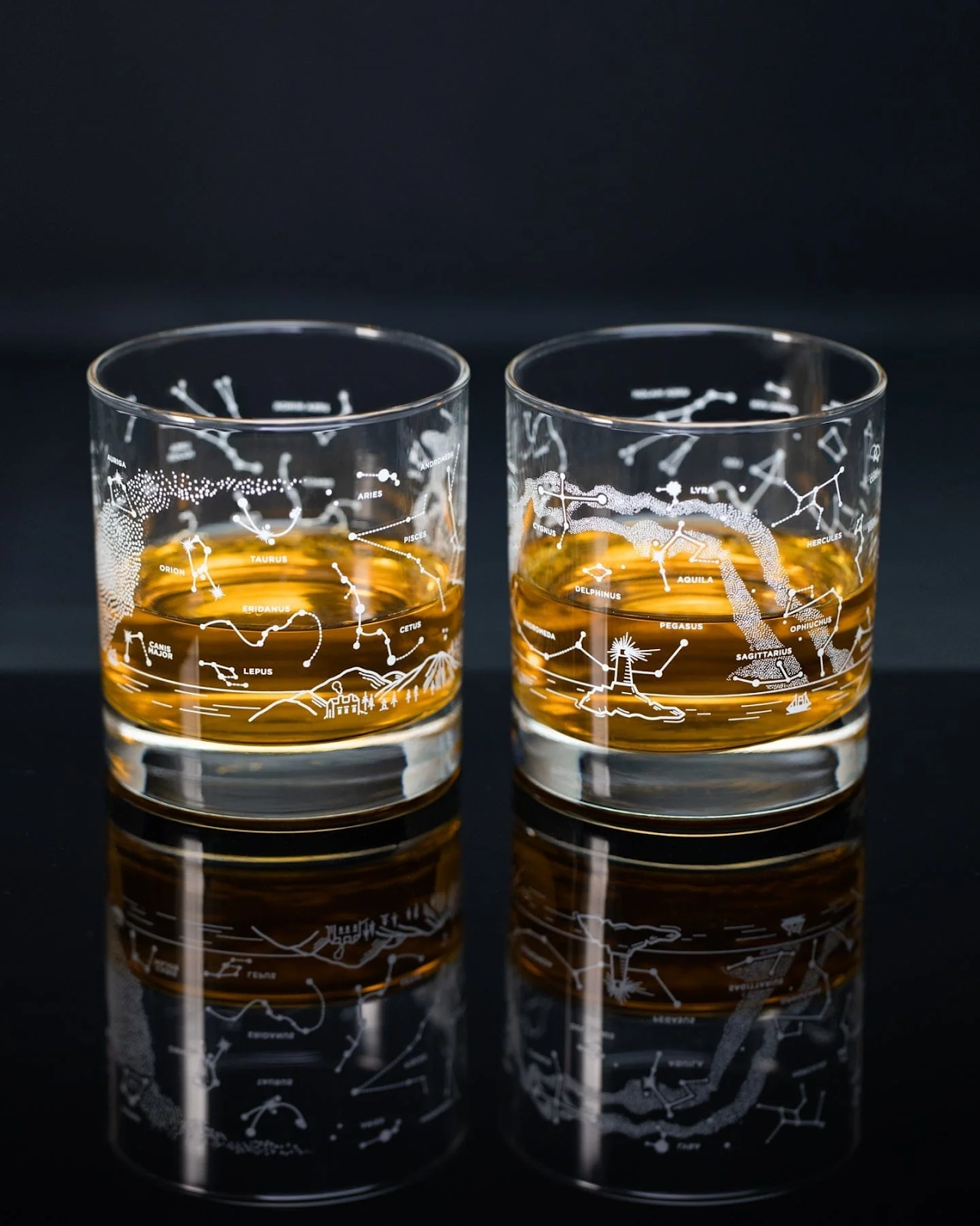 Night Sky Rocks Glass Set