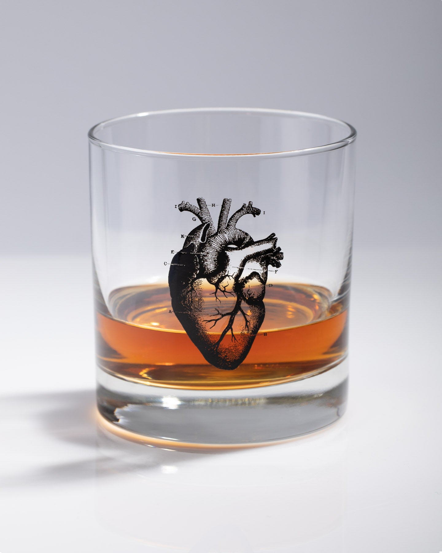 Anatomical Heart Whiskey Glass