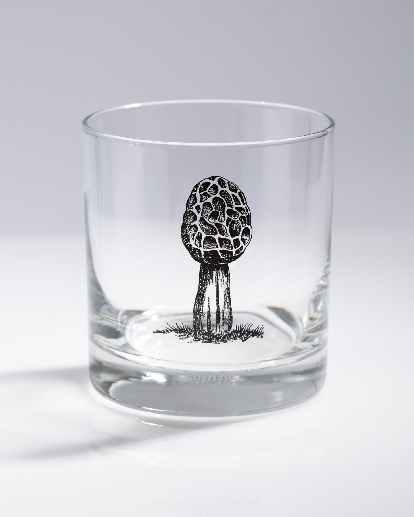 Morel Musings Whiskey Glass