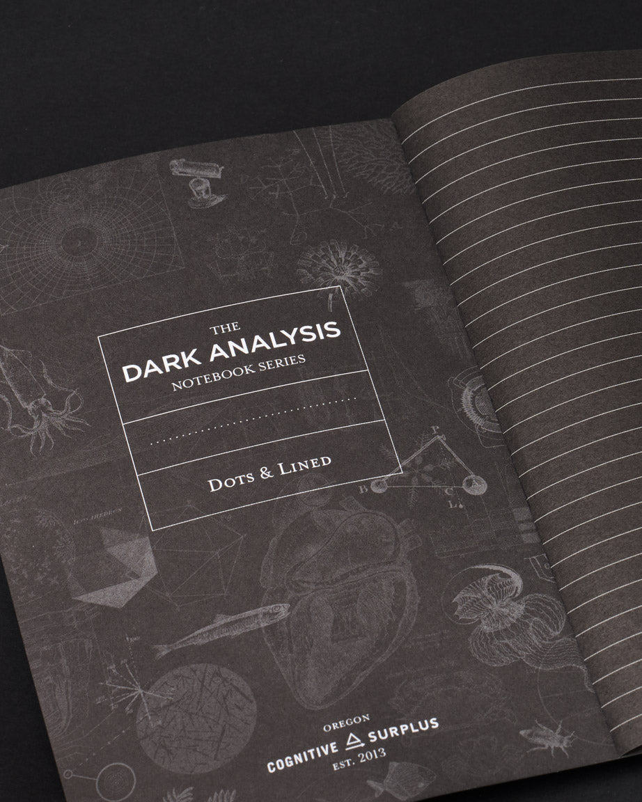 Midnight Swamp Dark Analysis A5 Softcover Notebook