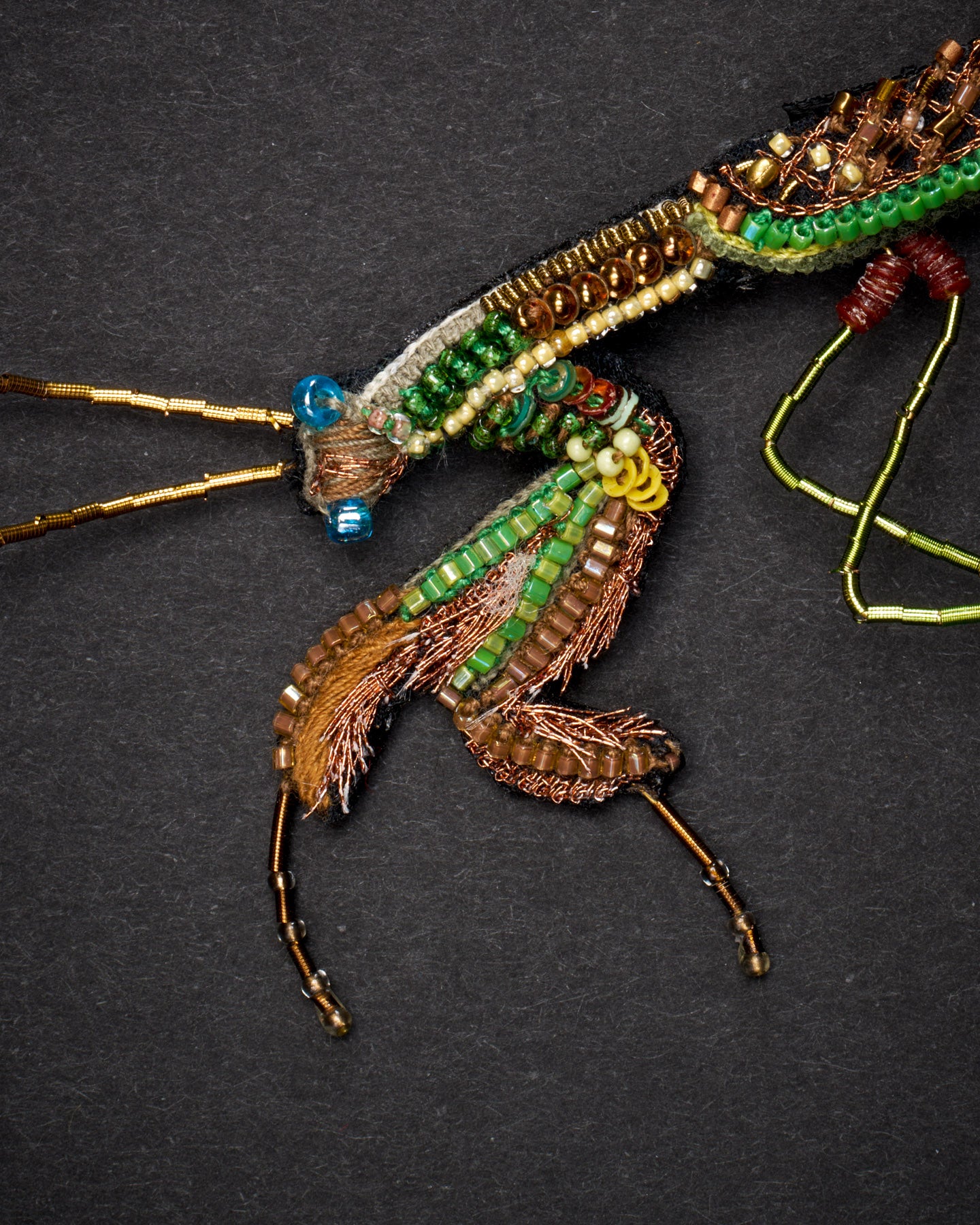 Green Mantis Brooch Pin - Trovelore