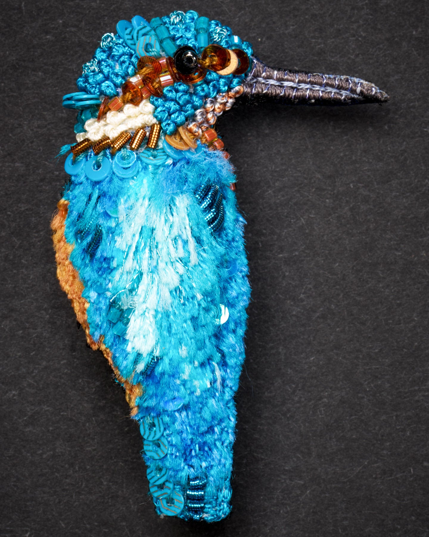 River Kingfisher Brooch Pin - Trovelore