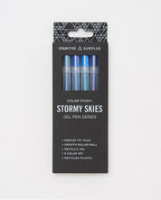 Stormy Skies Metallic Gel Pens (Pack of 6)