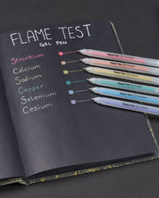Flame Test High-Opacity Metallic Gel Pens (Pack of 6)