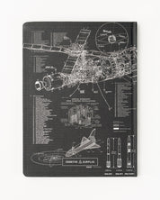 Rocketry Hardcover Notebook - Dot Grid