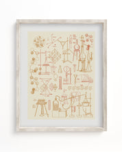 Chemistry Scientific Illustration Museum Print