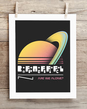 Are we alone? Drake Equation Museum Print