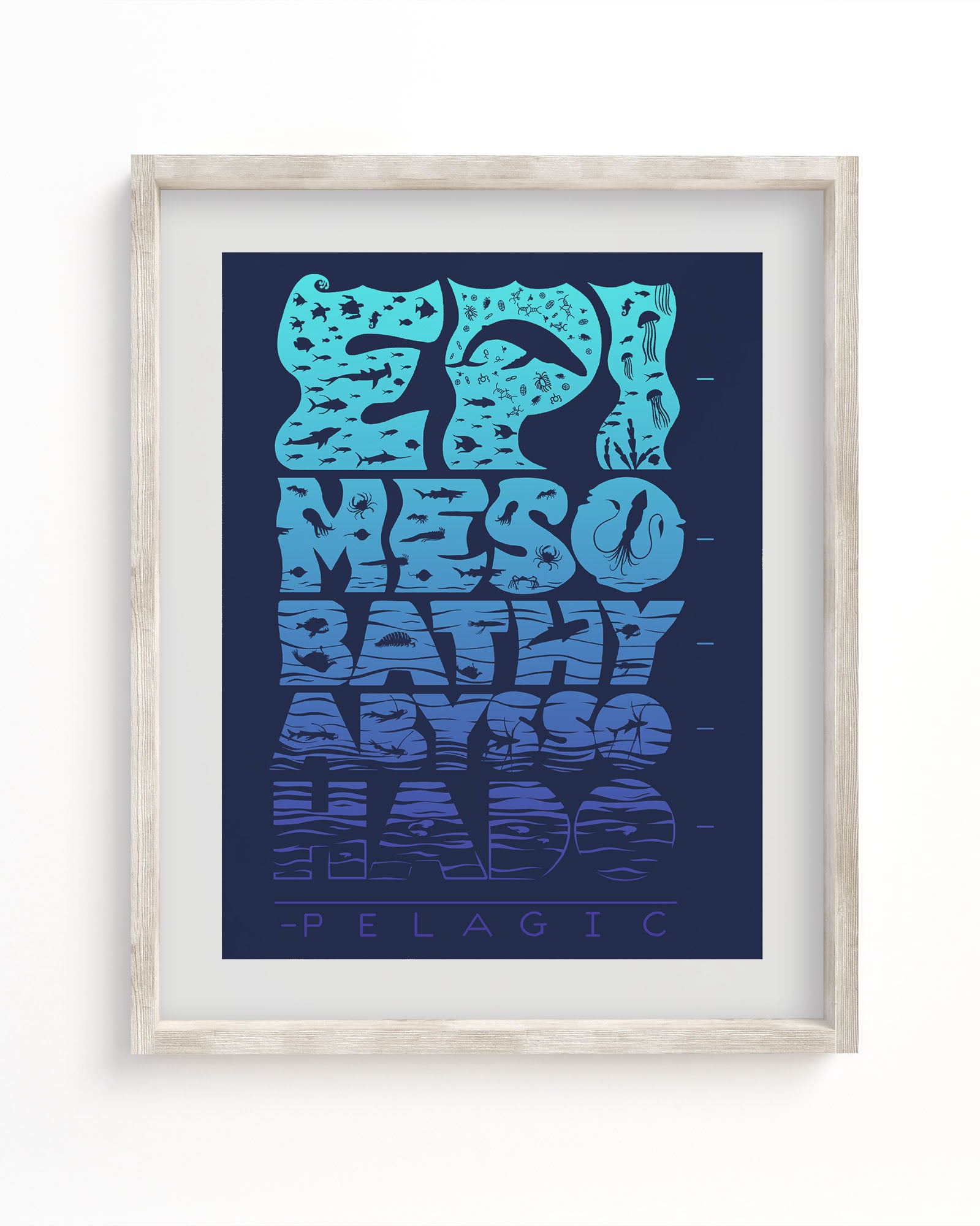 Beneath the Waves Museum Print
