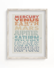 The Planets Museum Print