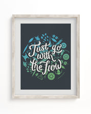 Just Plankton Go With the Flow Museum Print by Cognitive Surplus.