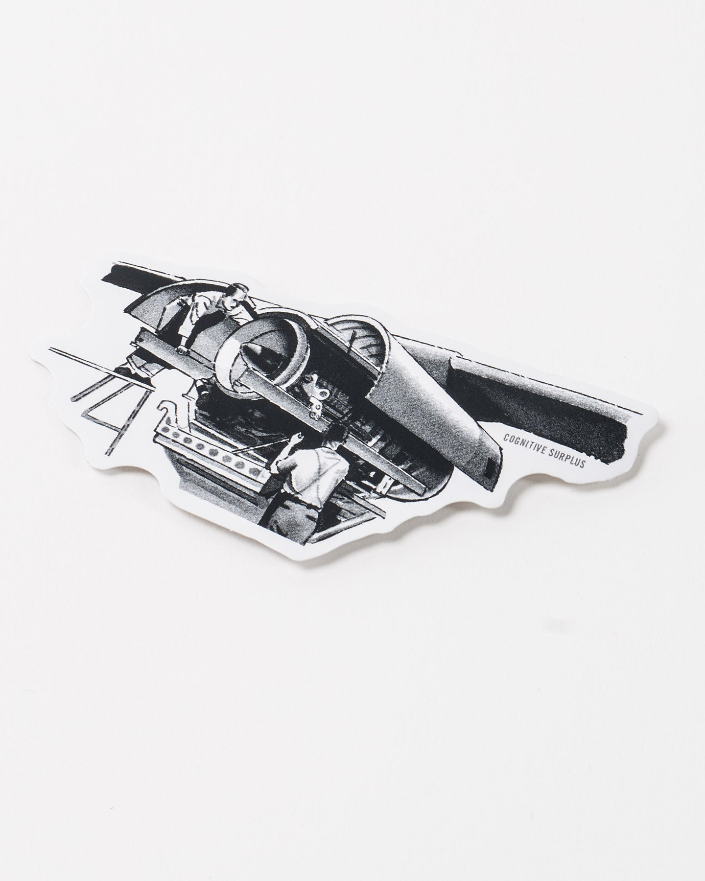 Jet Engine Sticker