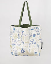 Mushrooms Canvas Shoulder Tote