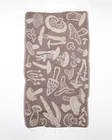 Edible & Poisonous Mushrooms Turkish Towel