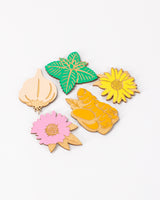 Botanical Pharmacy Wooden Magnet Set