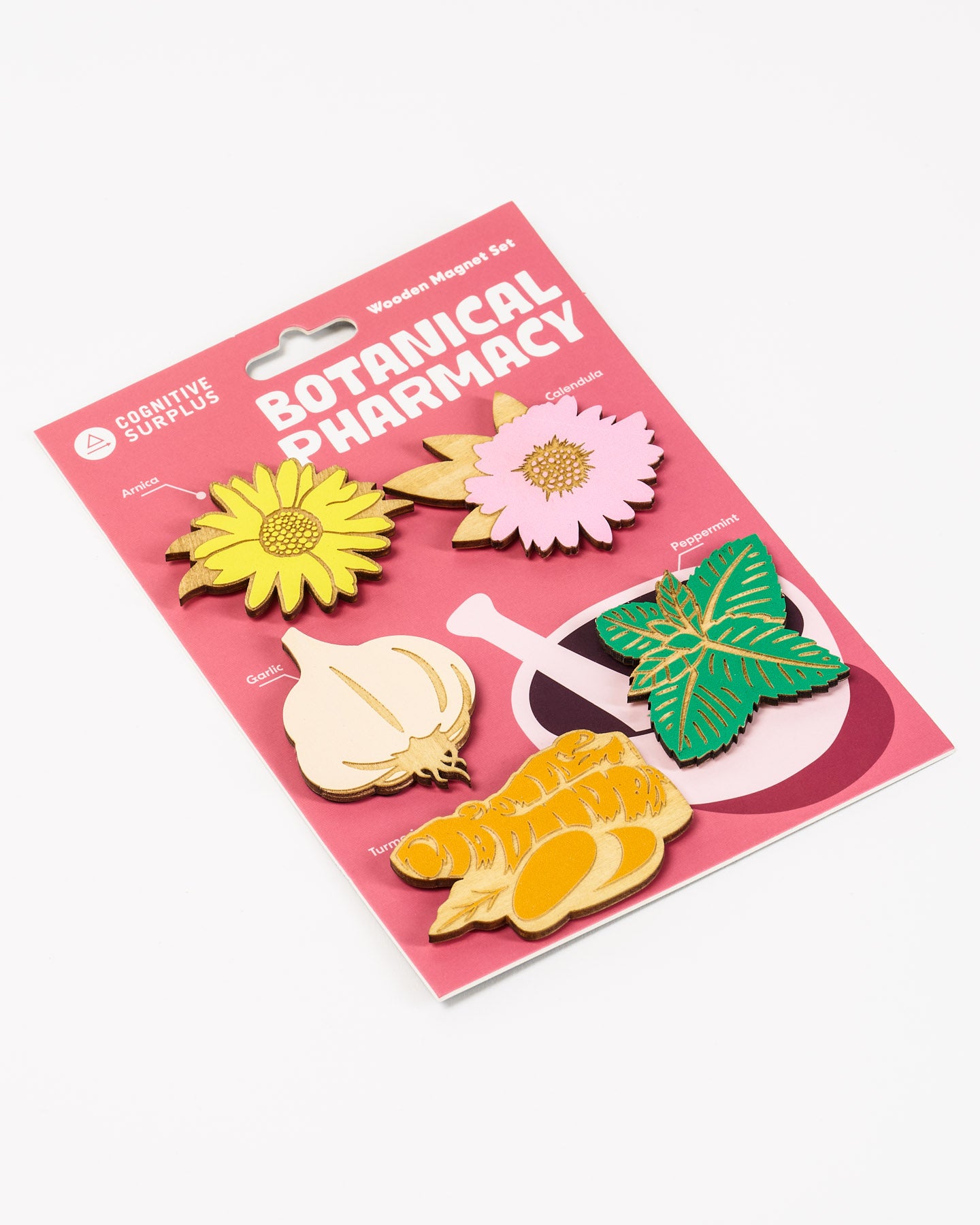Botanical Pharmacy Wooden Magnet Set
