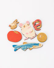 Model Organisms Wooden Magnet Set