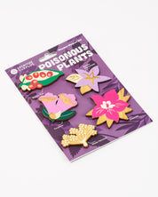 Poisonous Plants Wooden Magnet Set