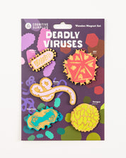 Deadly Viruses Wooden Magnet Set
