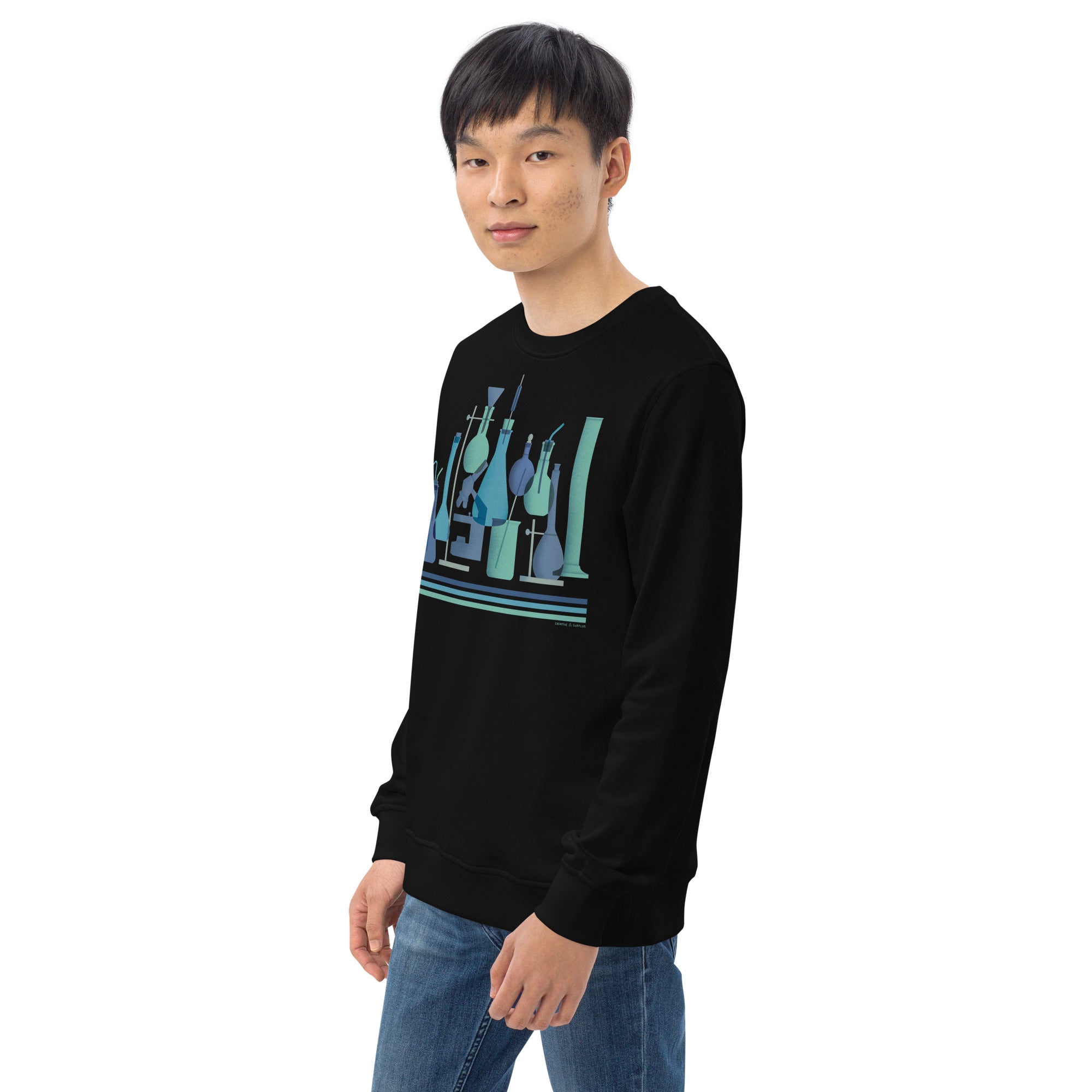 Retro Science Lab Sweatshirt - Organic
