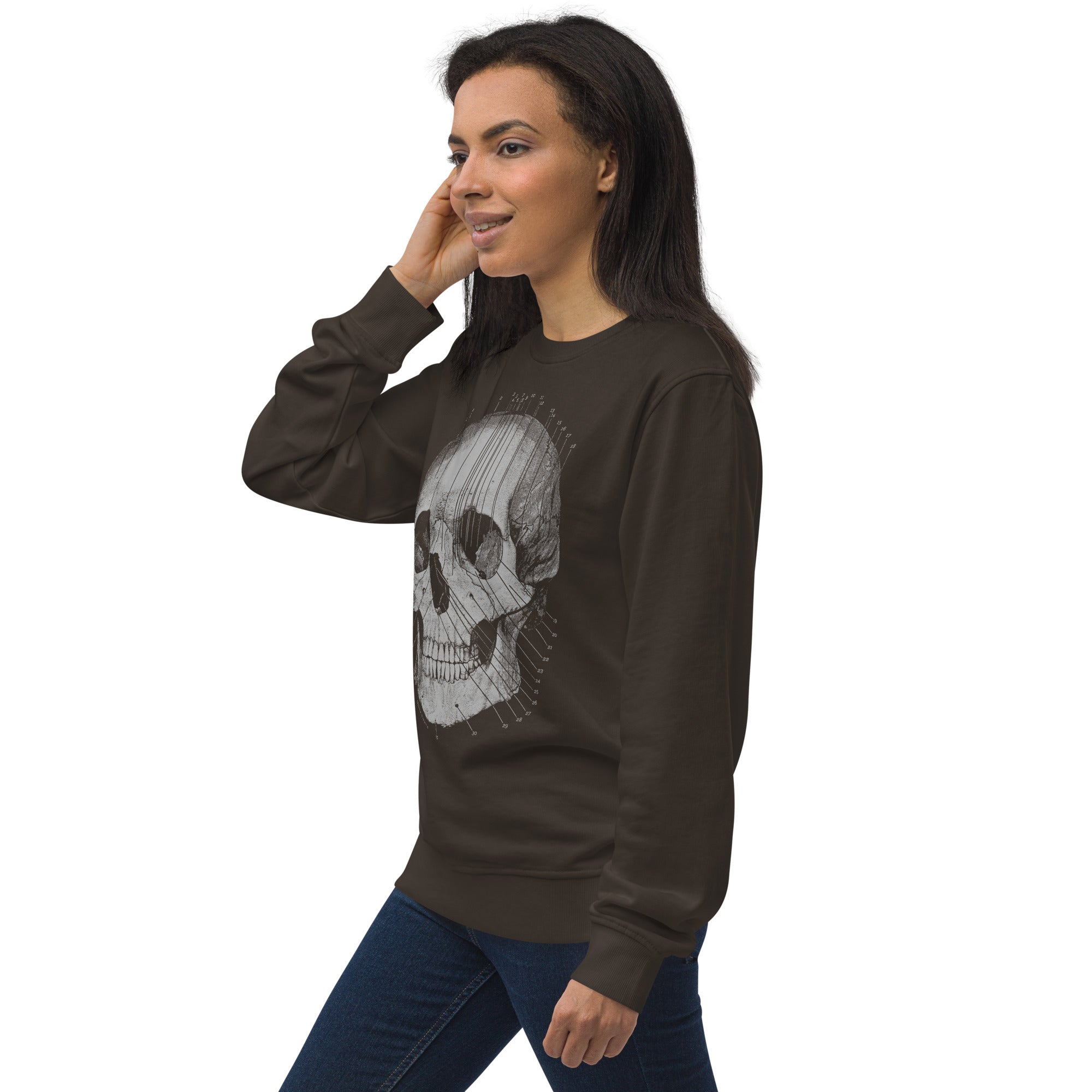 Skull Anatomy Sweatshirt - Organic