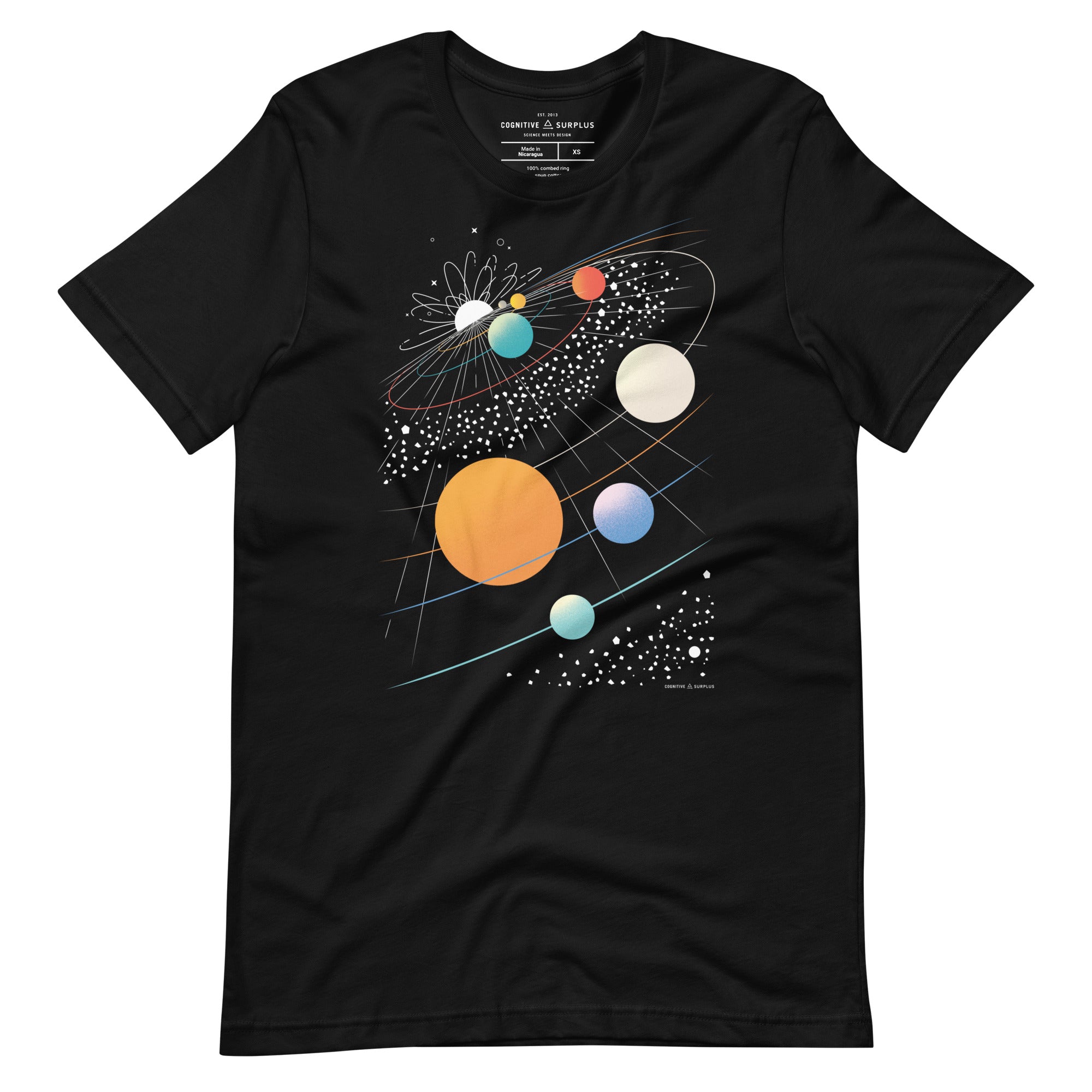 Across the Solar System Graphic Tee Adult Medium