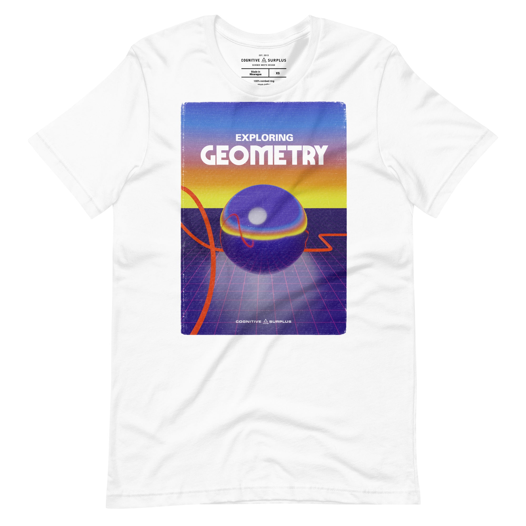 Exploring Geometry Graphic Tee Adult Medium