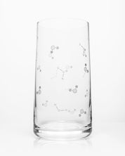 A Water Chemistry Drinking Glass with a design on it from Cognitive Surplus.