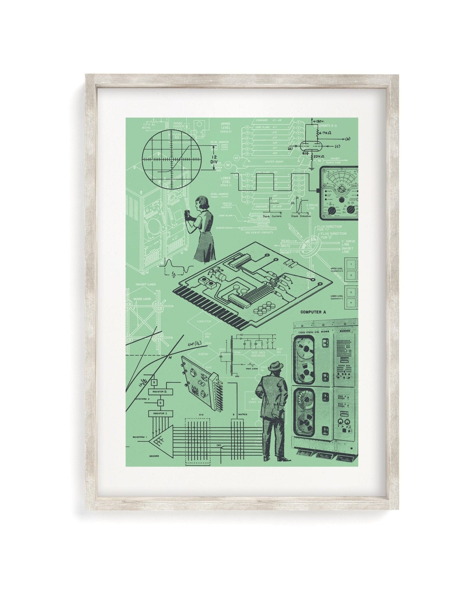 Early Computers Museum Print Cognitive Surplus
