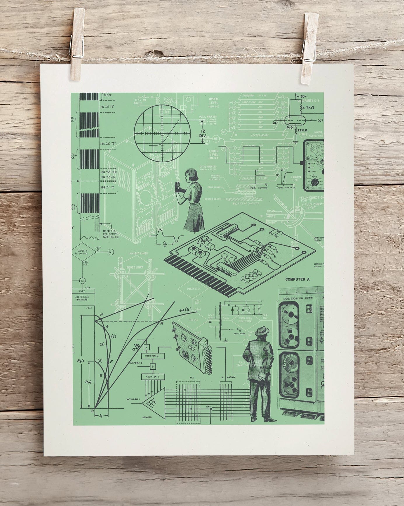 Early Computers Museum Print Cognitive Surplus