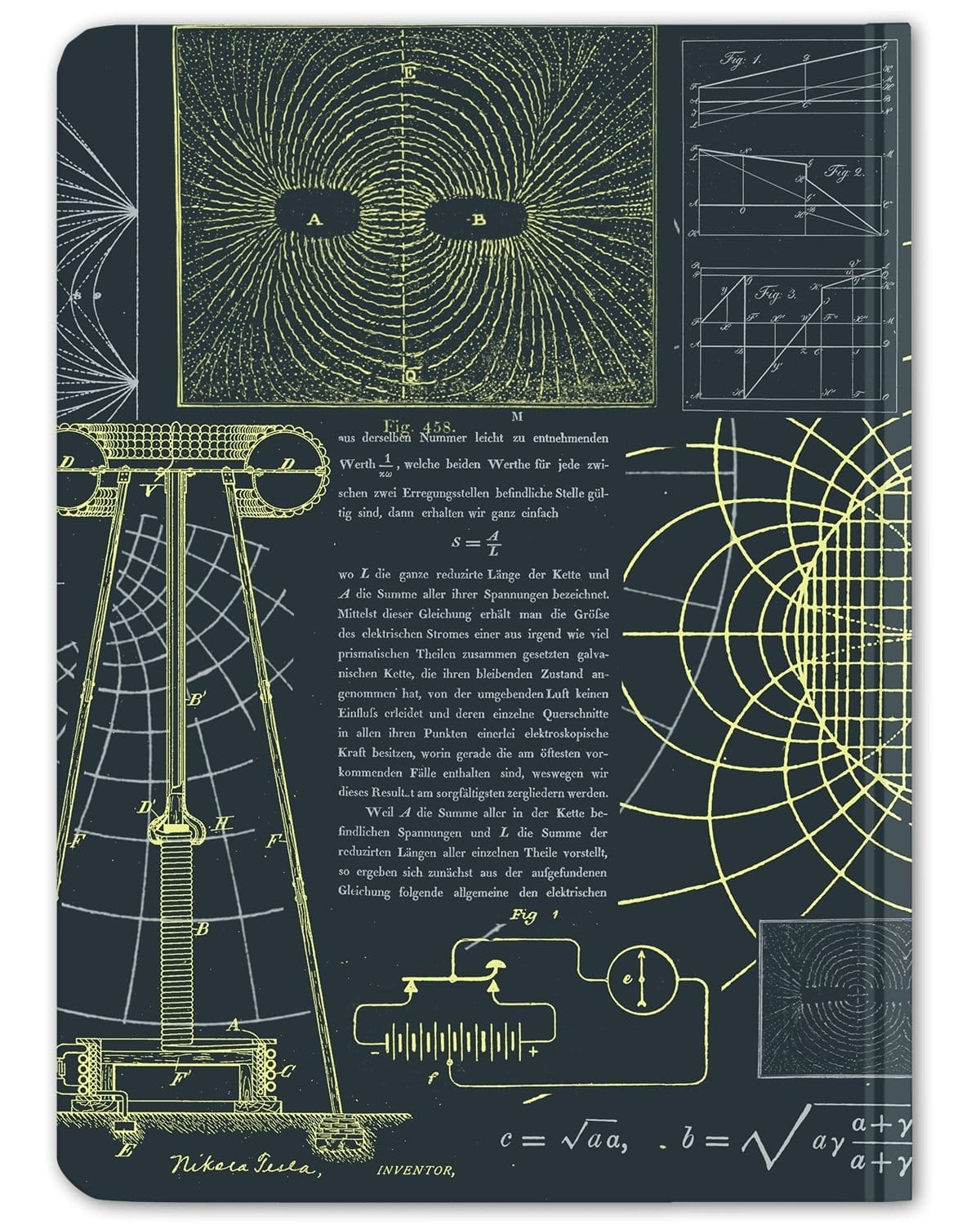 Electricity & Magnetism Hardcover - Dot Grid Cognitive Surplus
