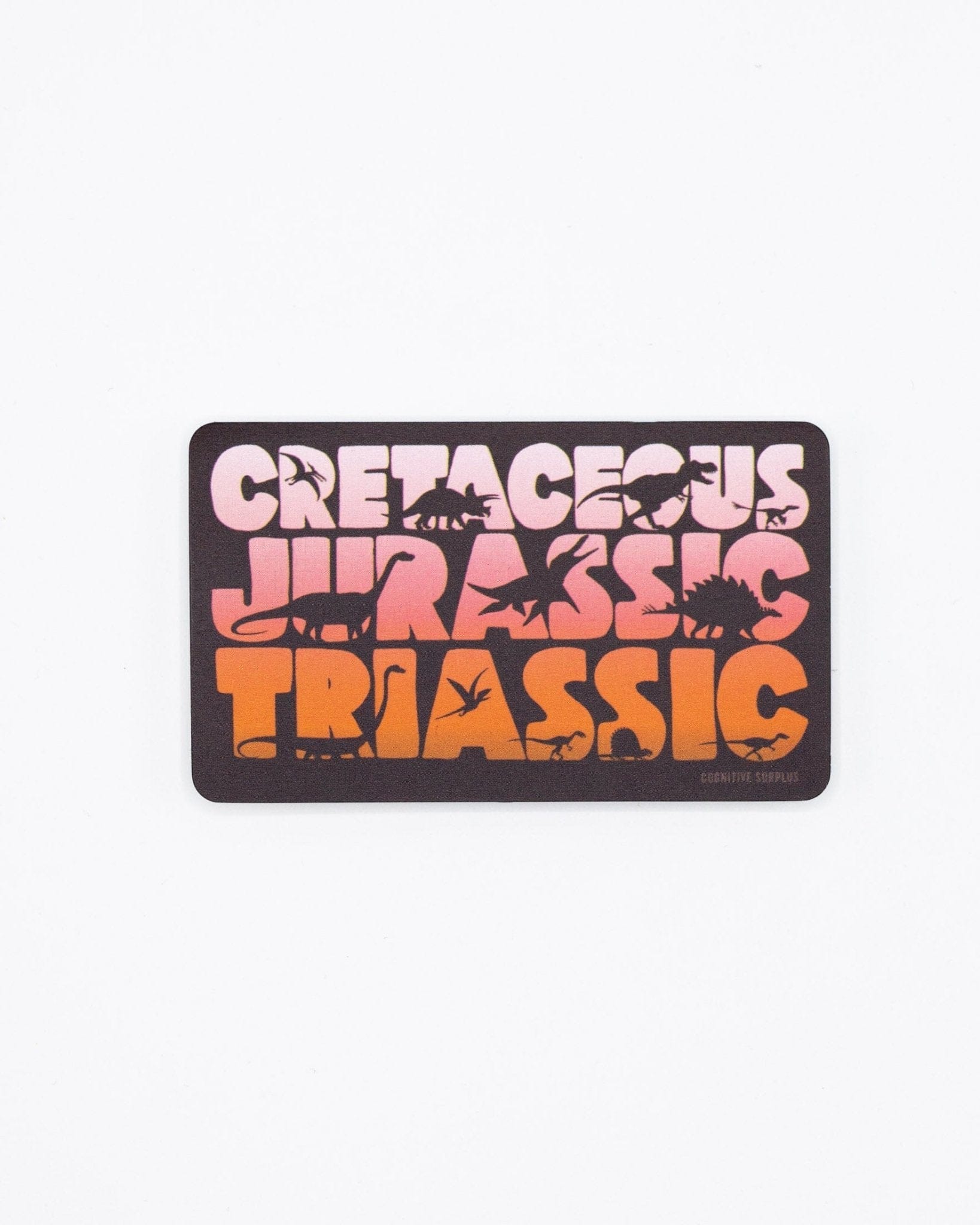 Eras of Dinosaurs Sticker Cognitive Surplus