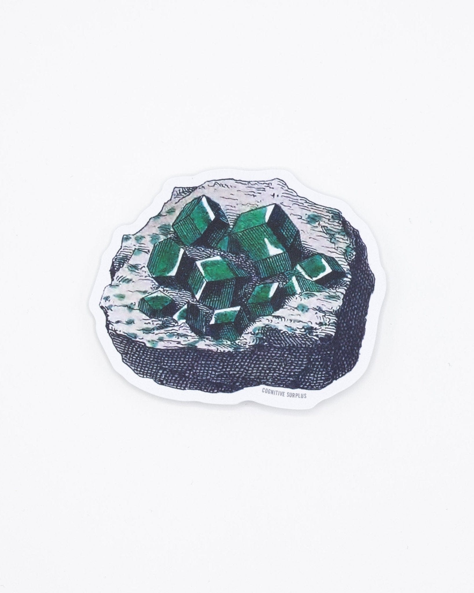 Green Gem Sticker Cognitive Surplus
