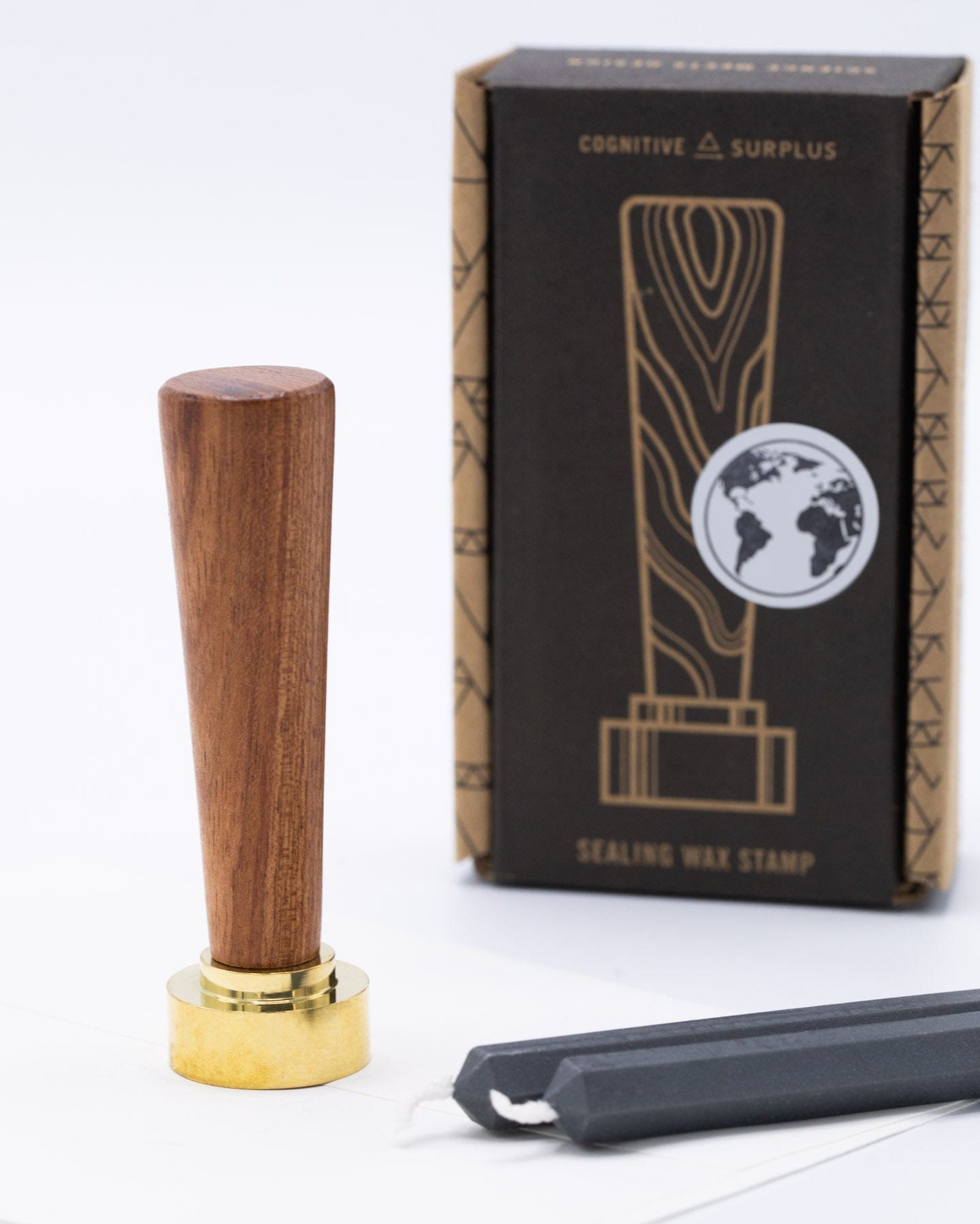 Home Planet Earth Wax Stamp Cognitive Surplus