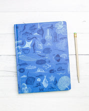 Marine Biology Hardcover - Dot Grid Cognitive Surplus