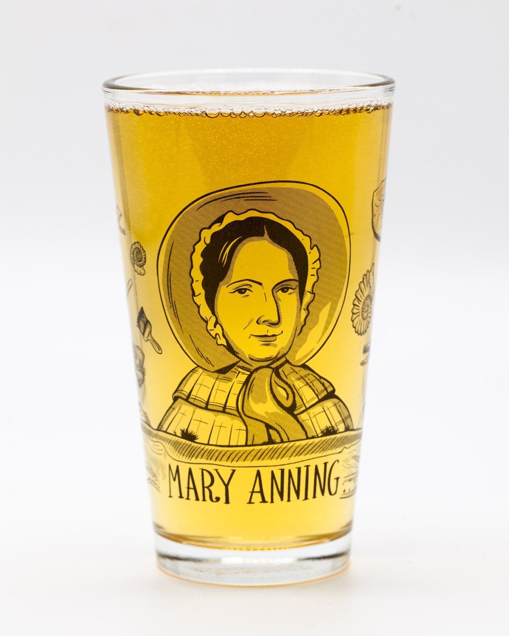 Mary Anning Pint Glass Cognitive Surplus