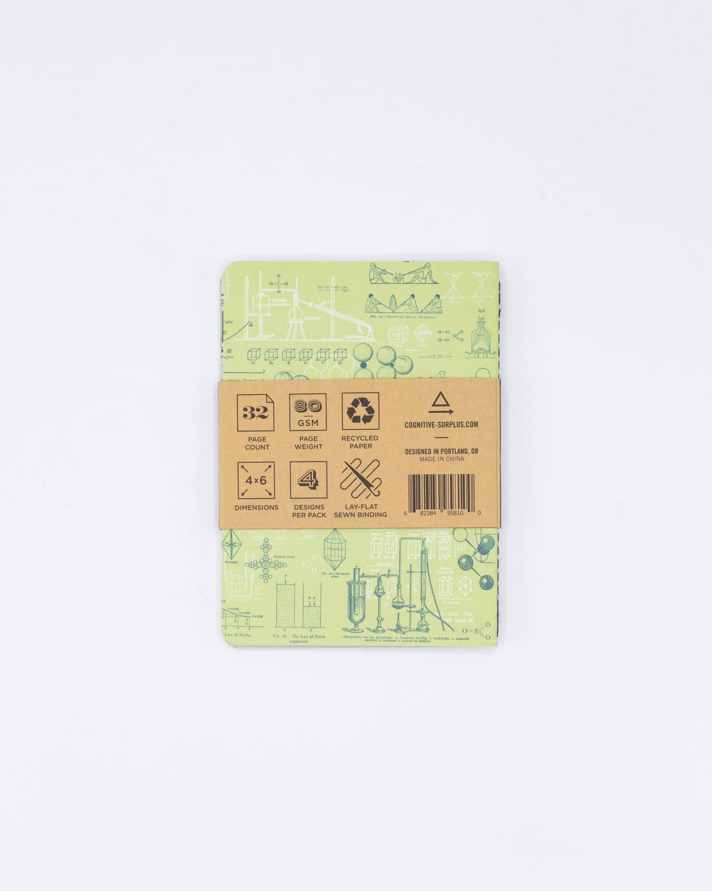 Physical Science Pocket Notebooks 4-pack Cognitive Surplus