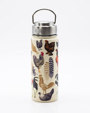 Poultry Science: Chickens 18 oz Steel Bottle Cognitive Surplus