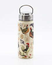Poultry Science: Chickens 18 oz Steel Bottle Cognitive Surplus