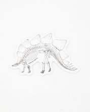 A Cognitive Surplus Stegosaurus Skeleton Sticker.