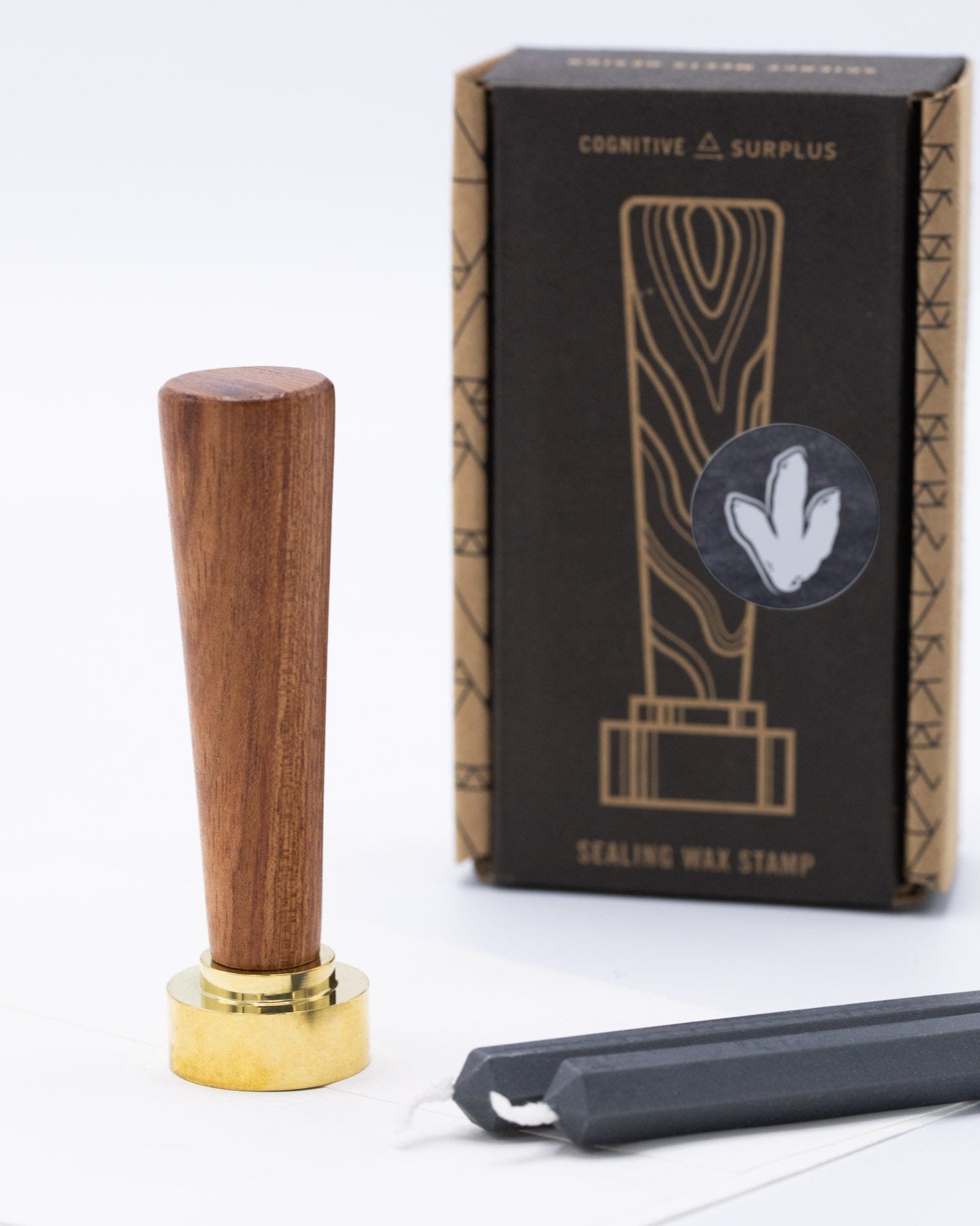 T-Rex Footprint Wax Stamp Cognitive Surplus